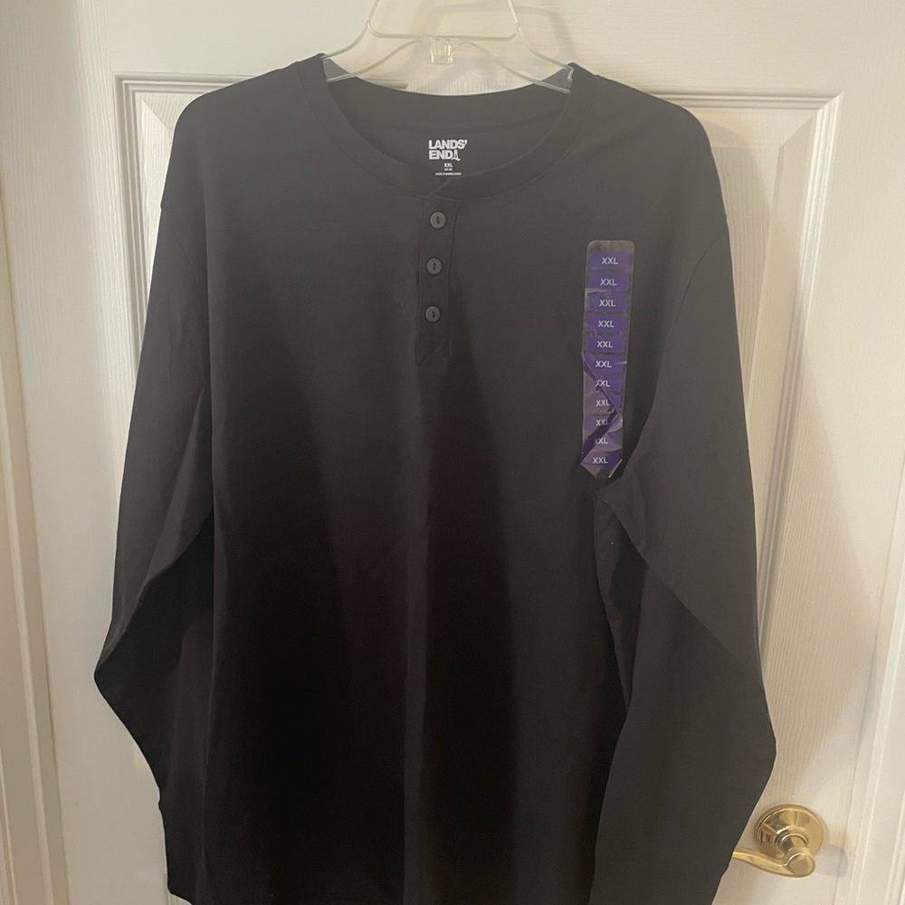 Men’s LandsEnd Navy top xxl